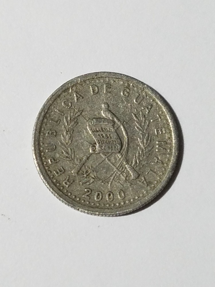 2000 GUATEMALA 5 CENTAVOS