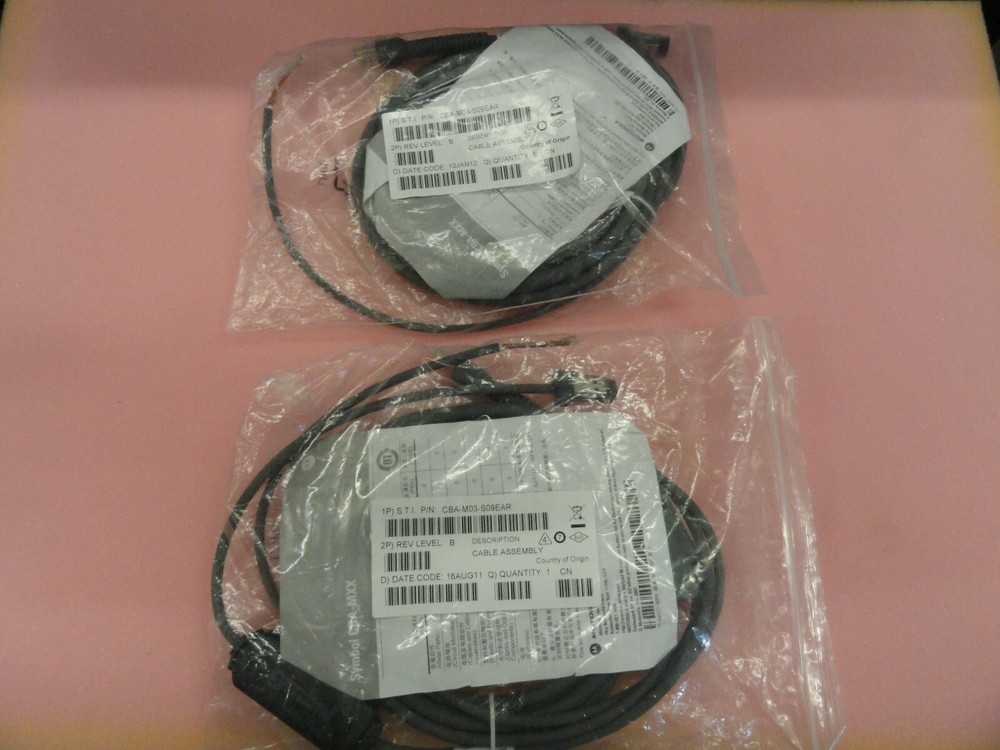 Symbol CBA-M03-S09EAR Cable Assembly - NEW !!!