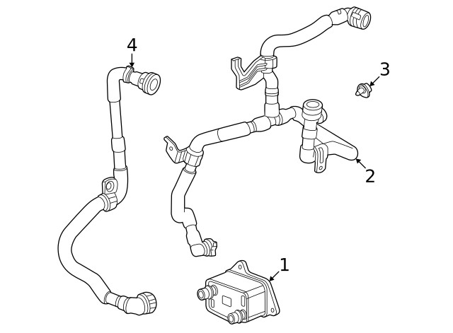 Genuine GM Coolant Hose 85510847