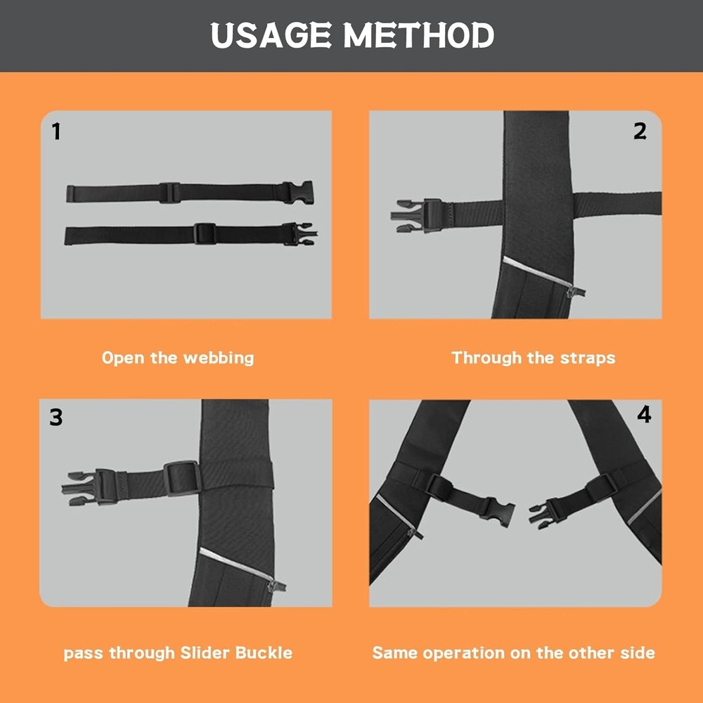 Backpack Chest Strap 2pcs Heavy Duty Adjustable Backpack Strap Quick Release ...