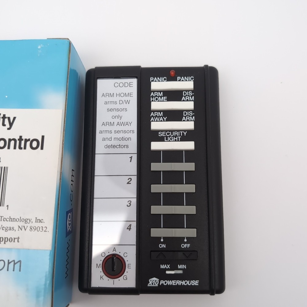 X10 Powerhouse Security System Remote Control Model SH624 NEW OPEN BOX