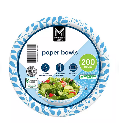 Member's Mark Ultra Dessert/Snack Paper Plates, ( Select Type & Size )