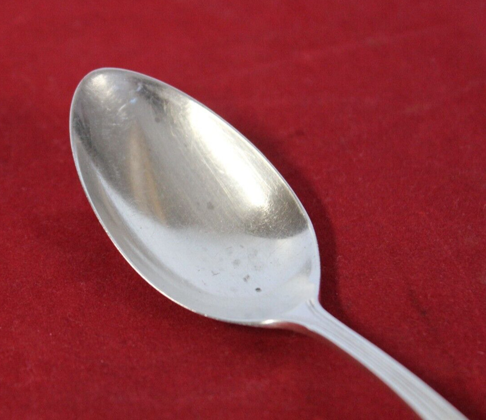 Dixie by Manchester 6" Teaspoon "S" Monogram (1910) ~20g