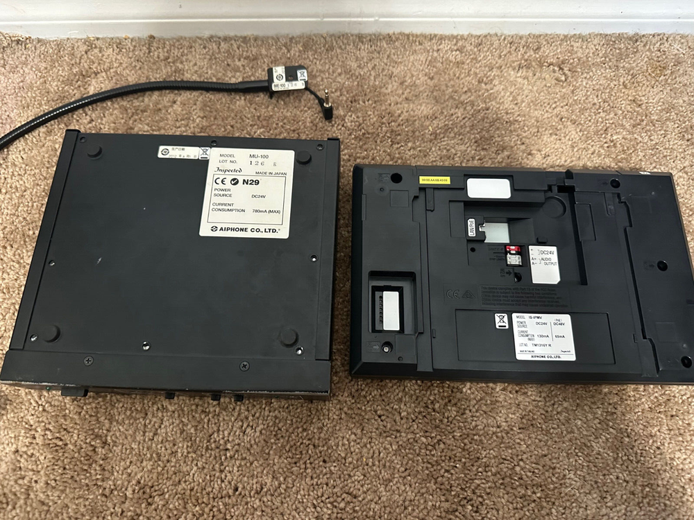 Aiphone IS-IPMV IP Security Window Intercom Base + MU-100 Controller LME-100 Mic