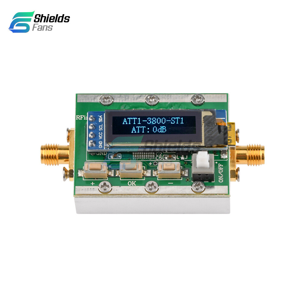 1MHZ-3800MHz Digital Programmable RF Attenuator Control 0-31dB Adjustable