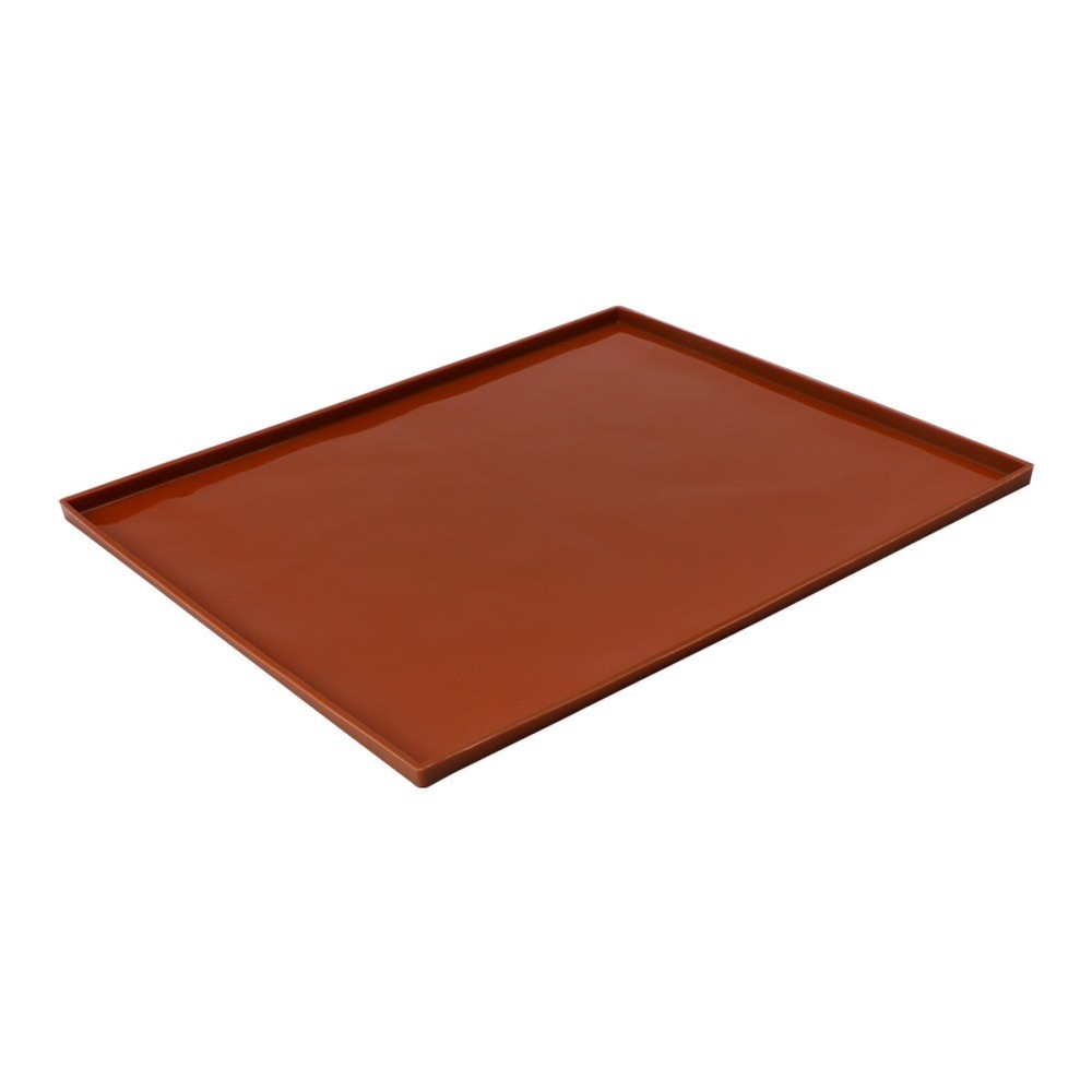 Non Stick Silicone Cake Brown Flexible Baking Tray for Home Bakery