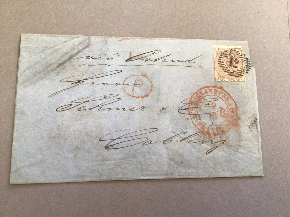 London 1861  postal cover Ref 62576
