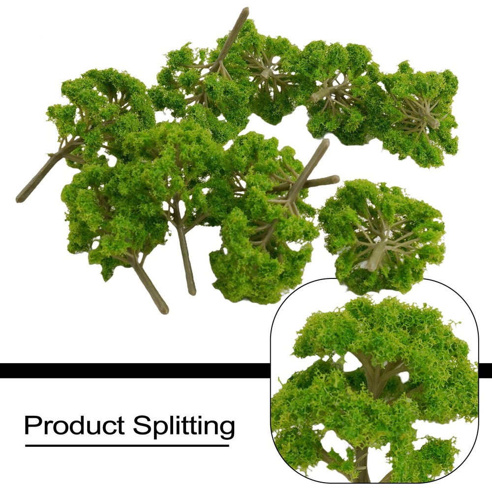 High Simulation Effect 9cm HO OO Scale Model Trees for Train Railroad Layout