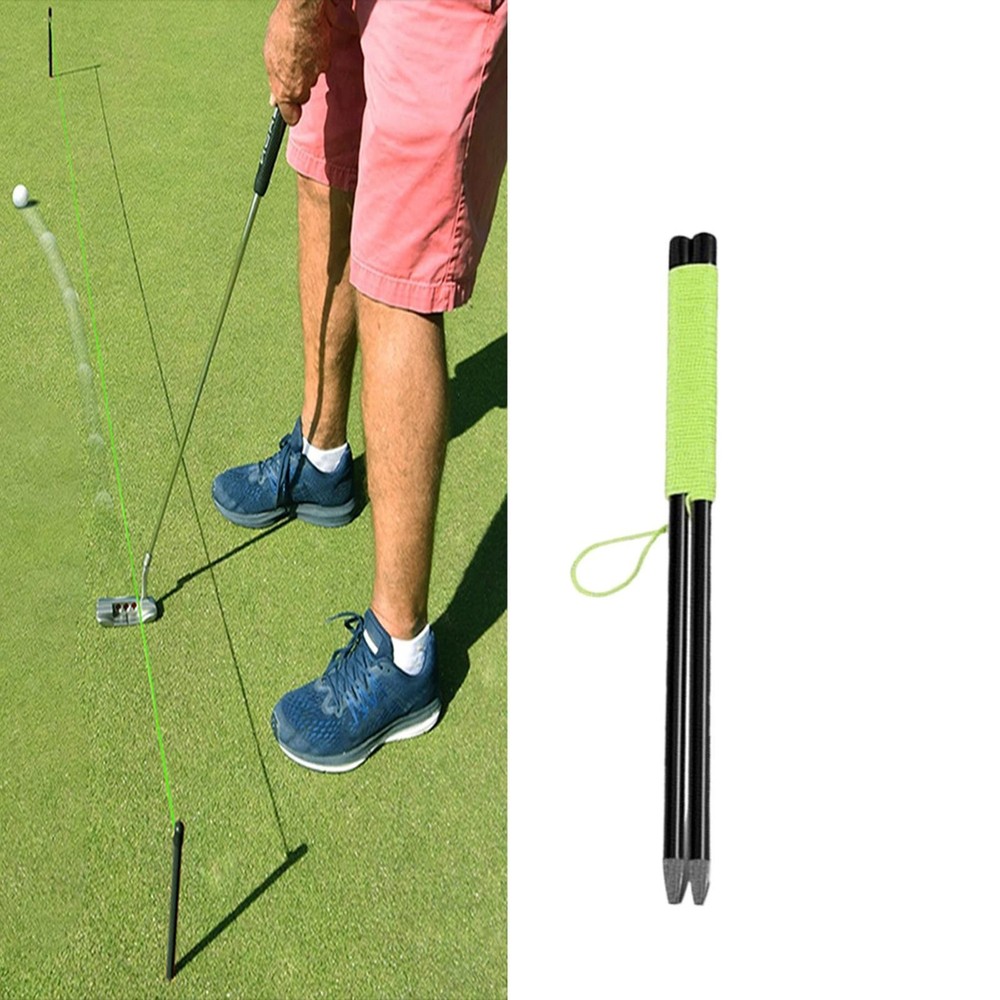 Golf Putting Aid String Training Equipment Tool Fiberglass