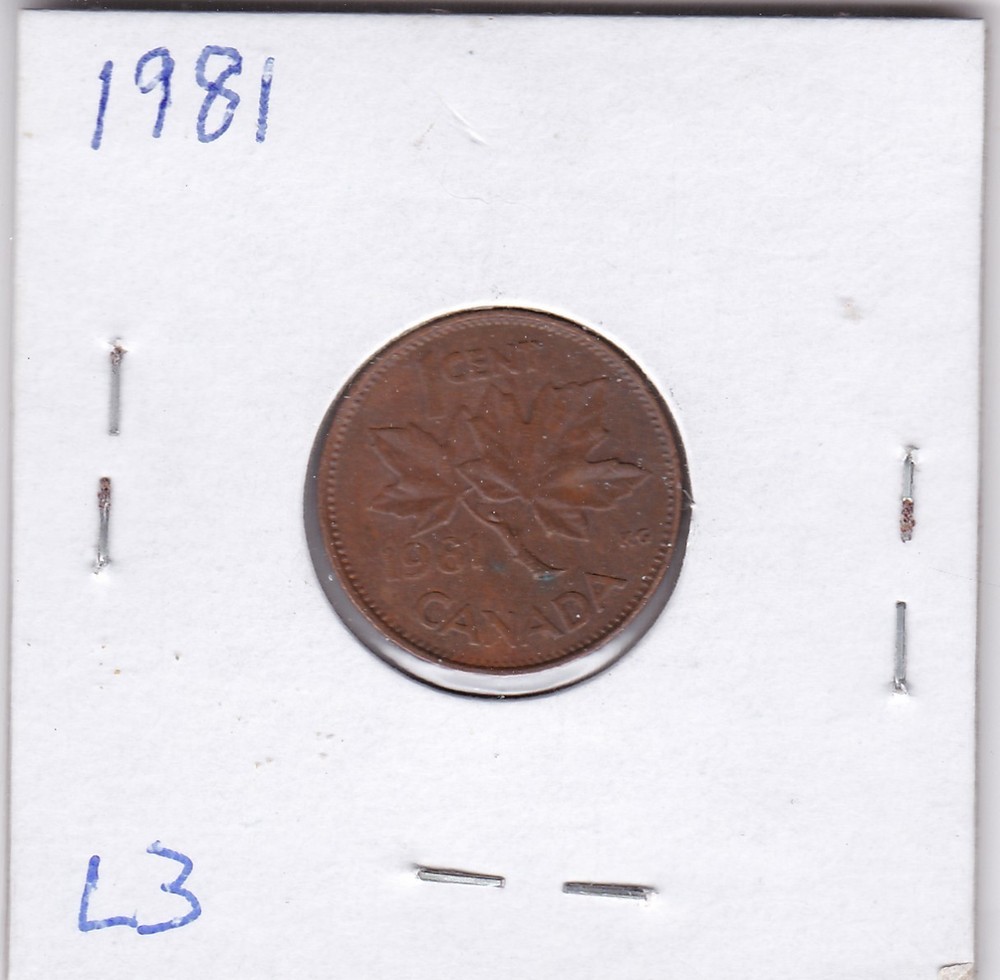 1981 Canada Cent L3