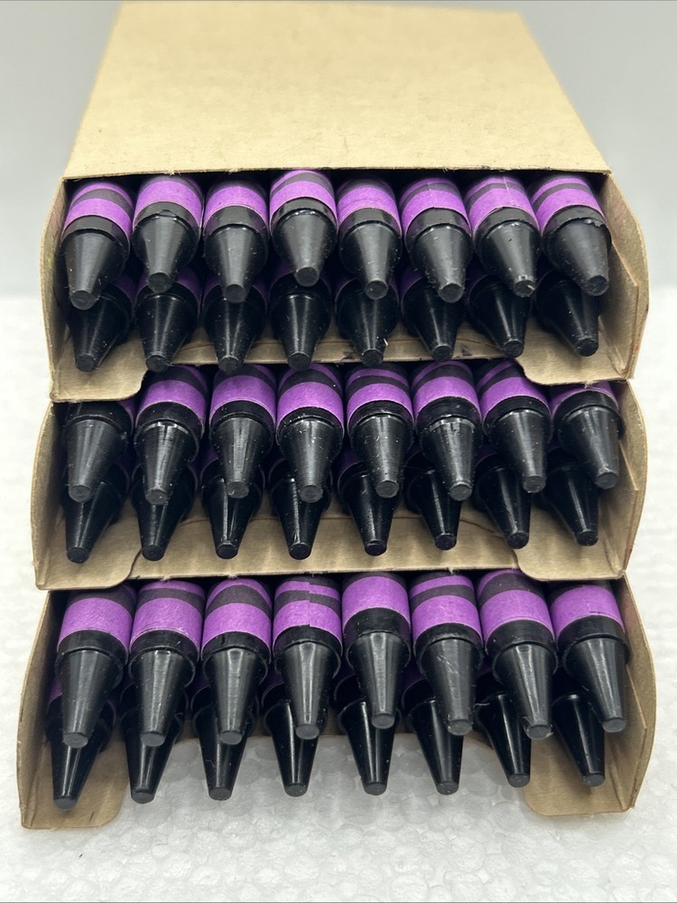 (48) Crayola Crayons (eggplant) BULK