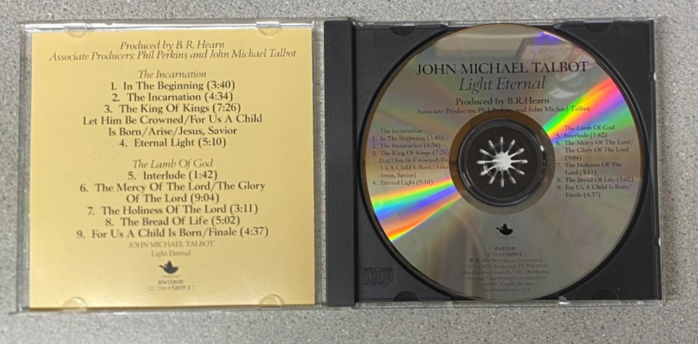 John Michael Talbot-Light Eternal AUTOGRAPHED CD