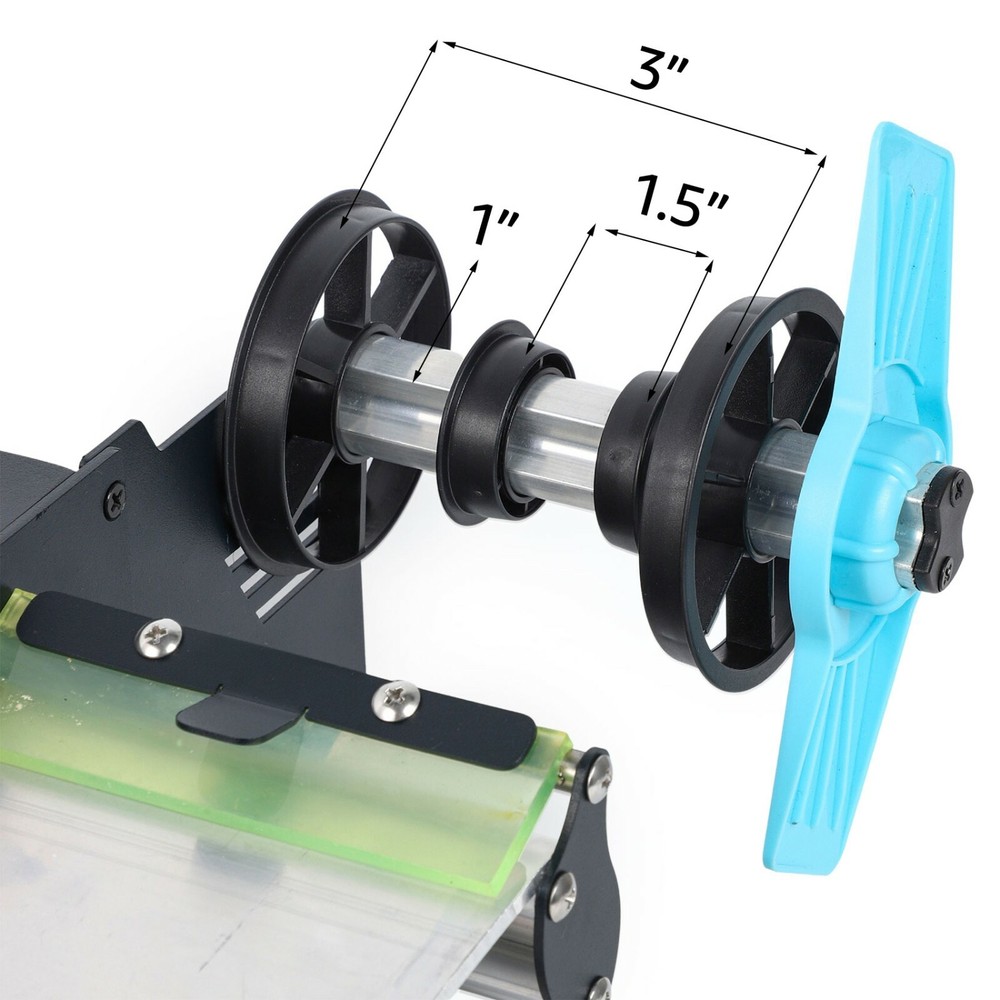 U.S.Solid Automatic Label Dispenser for Translucent/Opaque Label,Core 1"/1.5"/3"