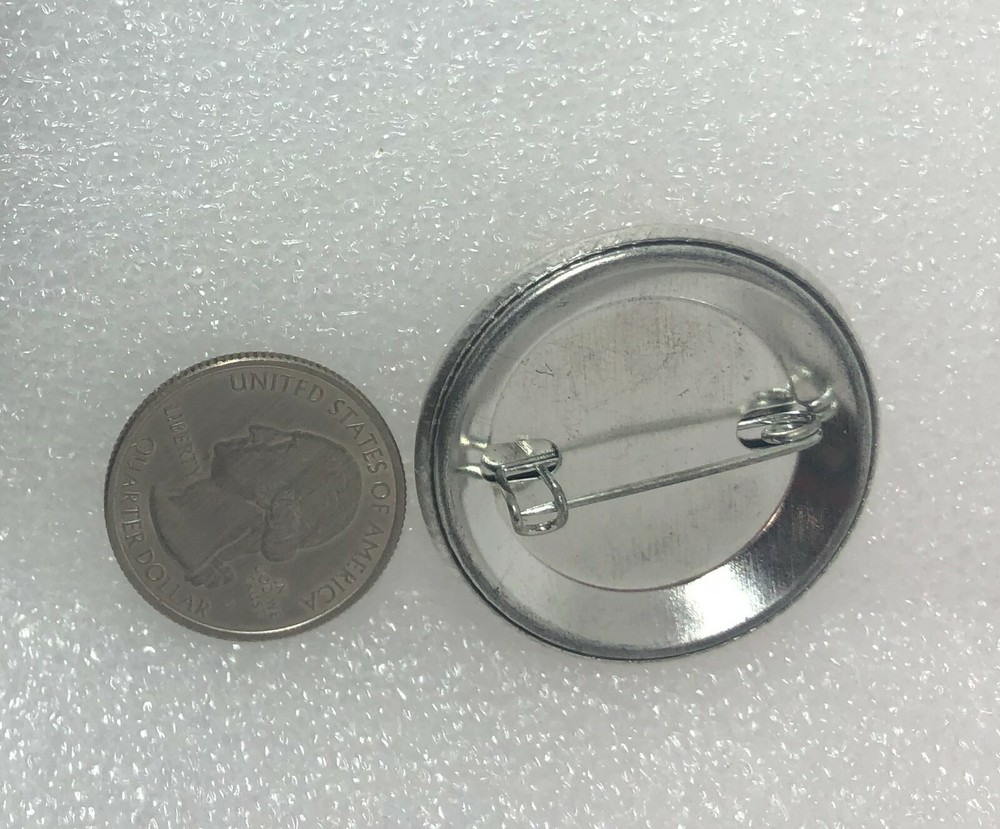 Fossil & Hide Button Pin