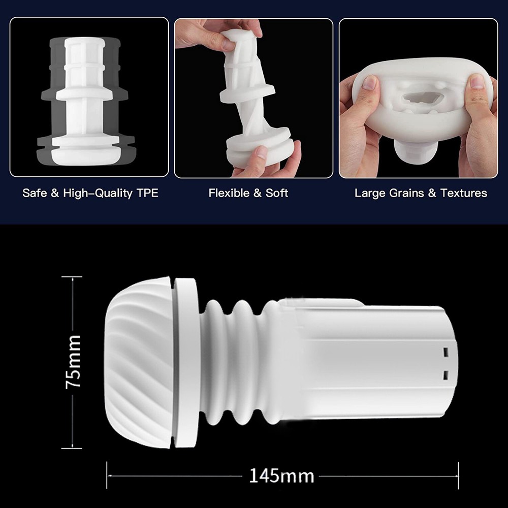 Automatic Male Masturbaters Telescopic Thrusting Cup Vibration Stroker Lubricant