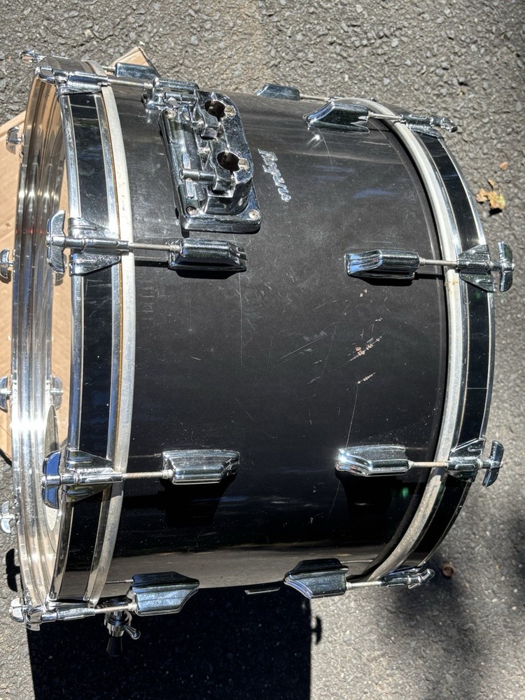 Rogers 24” Bass Drum Black Script USA
