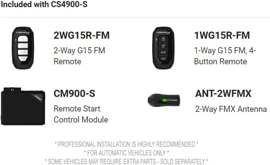 Professional Grade Remote Start System with 3000-ft Range