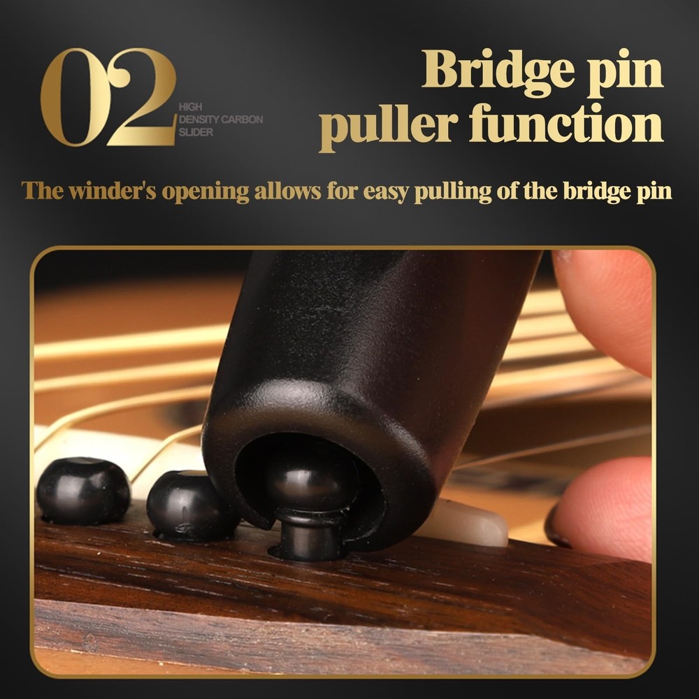 Guitar String Winder Bridge Pin Puller Guitar Repair Tool