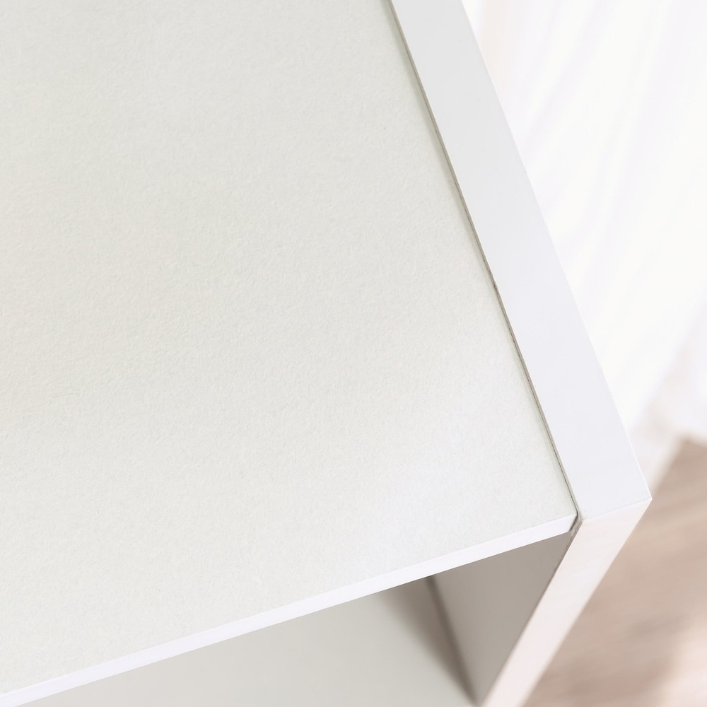 Beginnings 3-Shelf Bookcase Soft White Finish