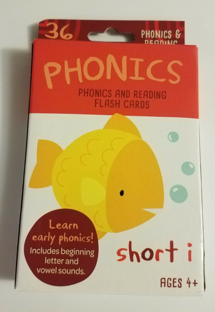 NEW Bendon 36 Phonics & Reading Flash Cards Ages 4+
