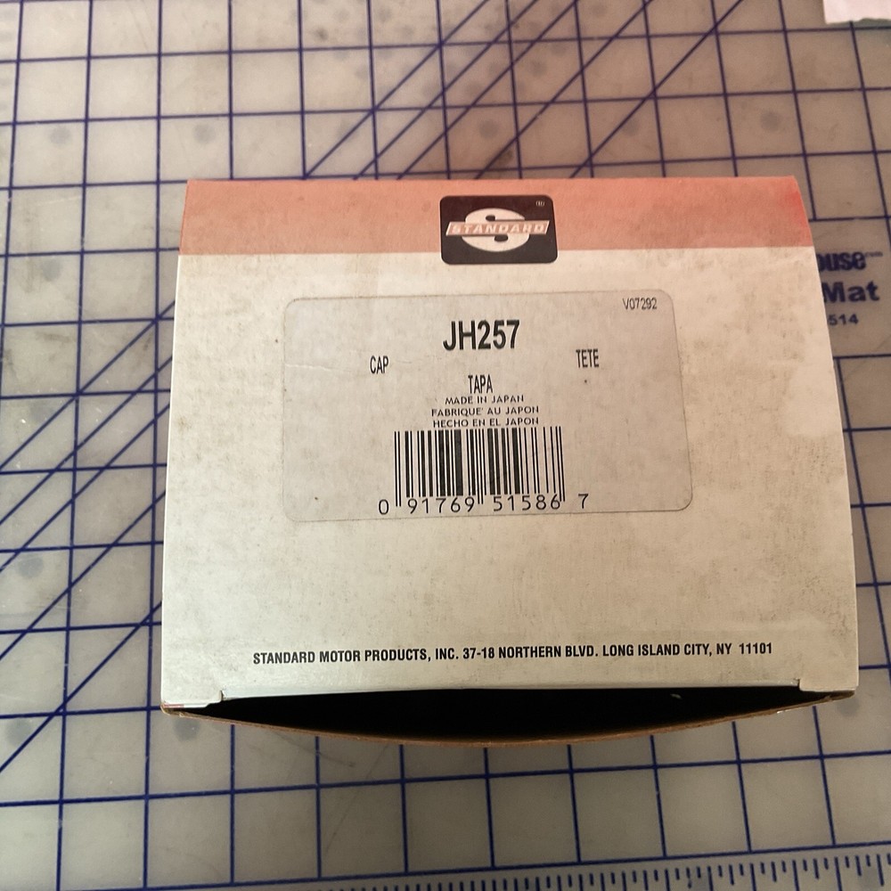 Standard, JH257, Distributor Cap With Hardware, New In Box, Free Shipping