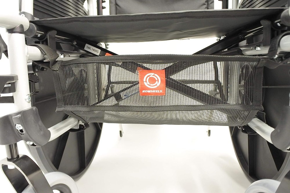 ROWHEELS Wheelchair Rollator under seat bag storage
