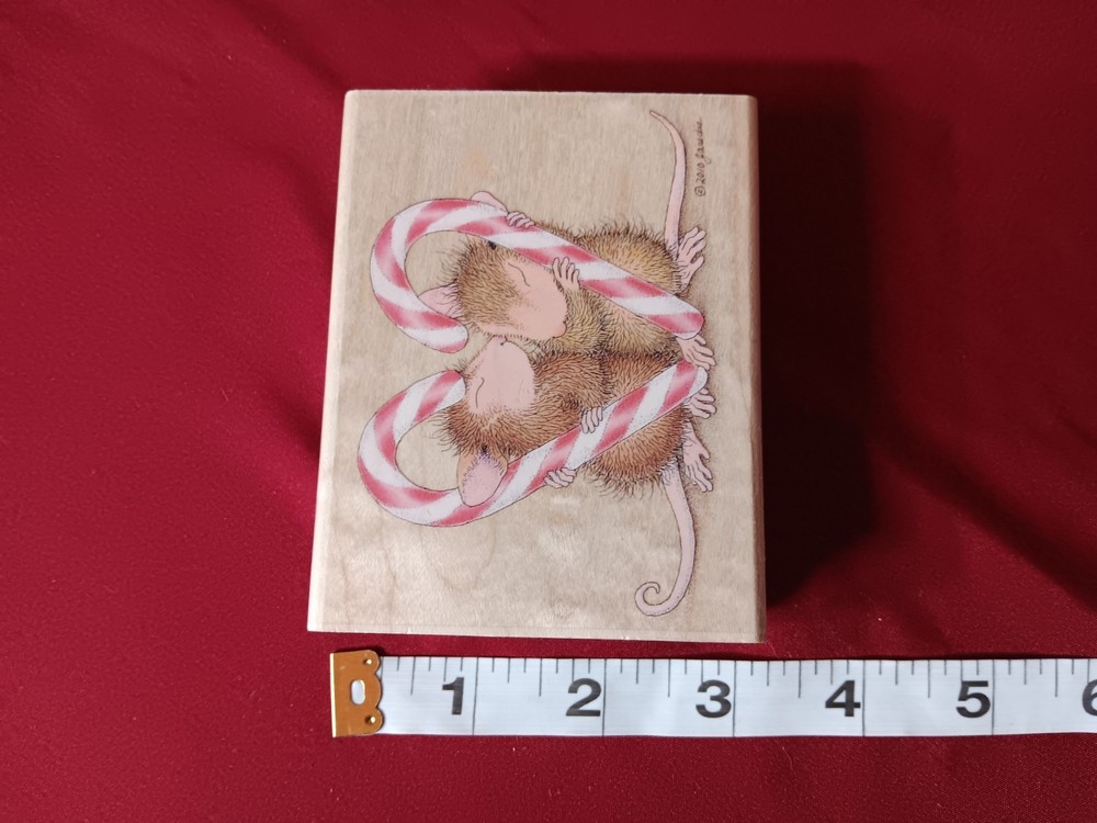 Stampabilities House-Mouse Designs, Inc. Rubber Stamp 2010 CANDY GRAM Maxwell