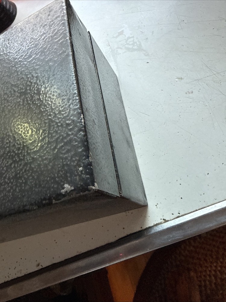 Vintage Tool Box Metal With Key