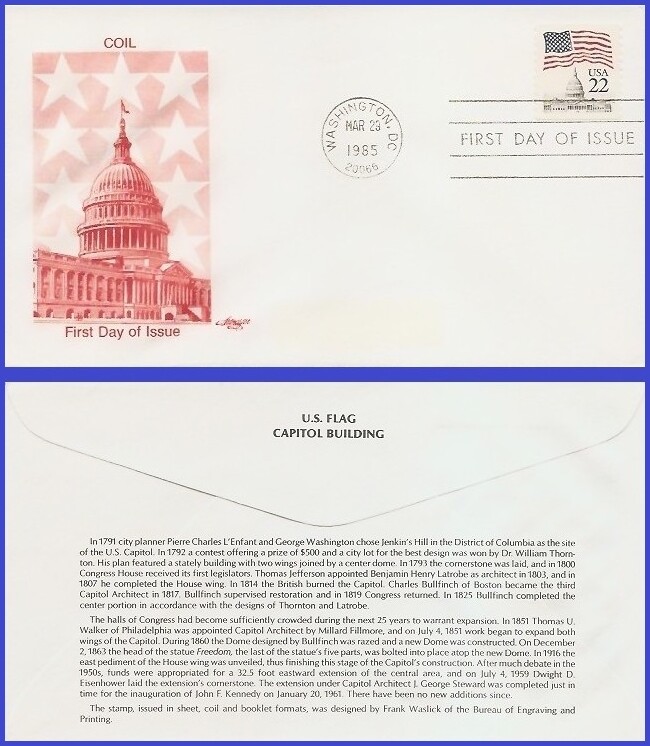 USA3 #2115 U/A ARTMASTER FDC   Flag over Capitol