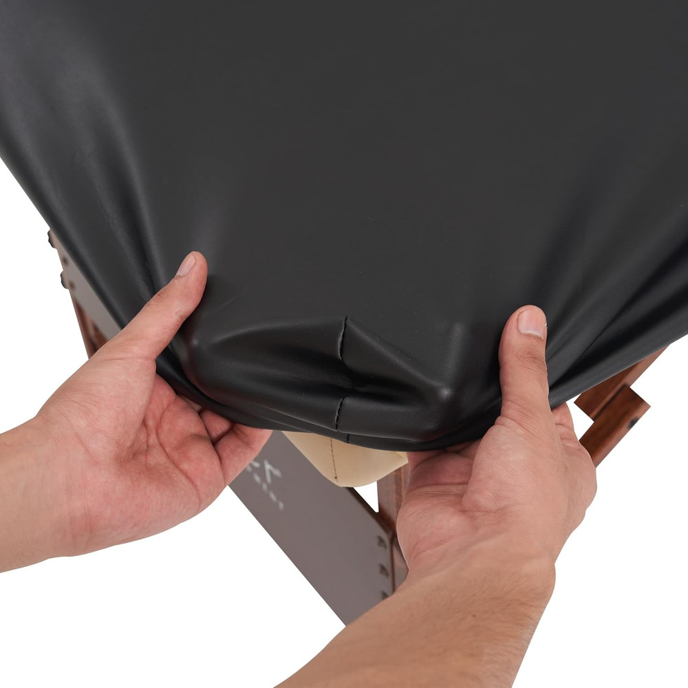 Master Massage Rectangular Universal Fabric Fitted PU Vinyl Leather Ultra-Durabl