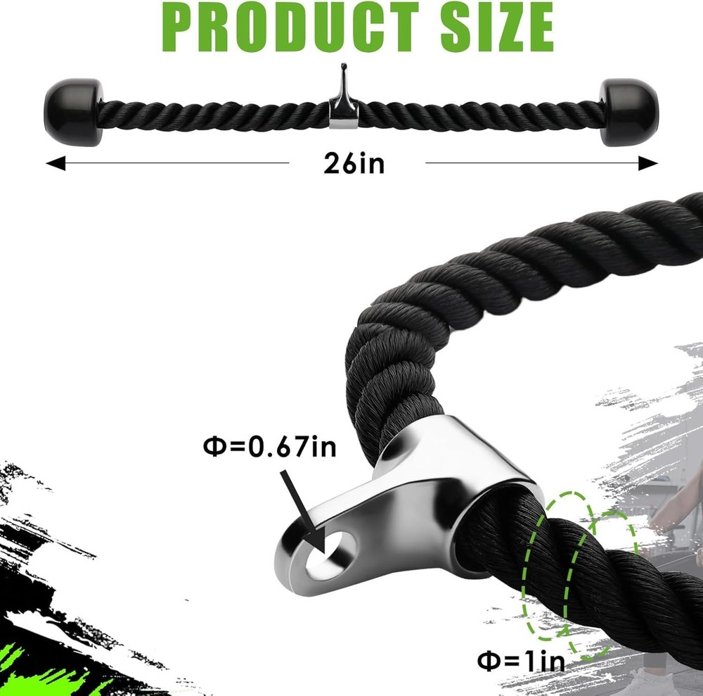 Cable Machine Attachment，LAT Pulldown Attachments Upgraded 1.3 Inch Comfo