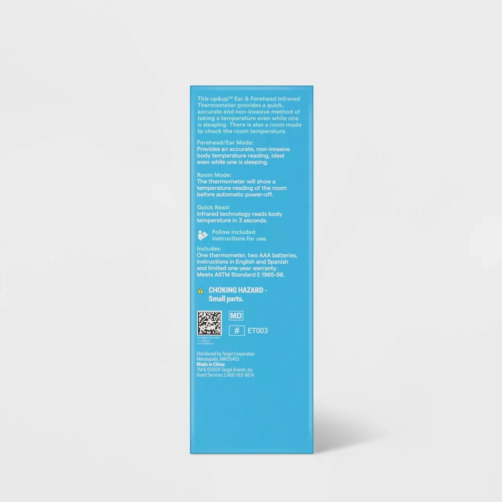 Ear & Forehead Infared Thermometer -infared Technology
