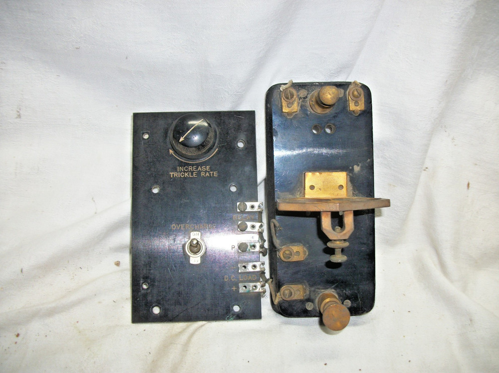 Pre-1965 control unit and telegraph relay unit
