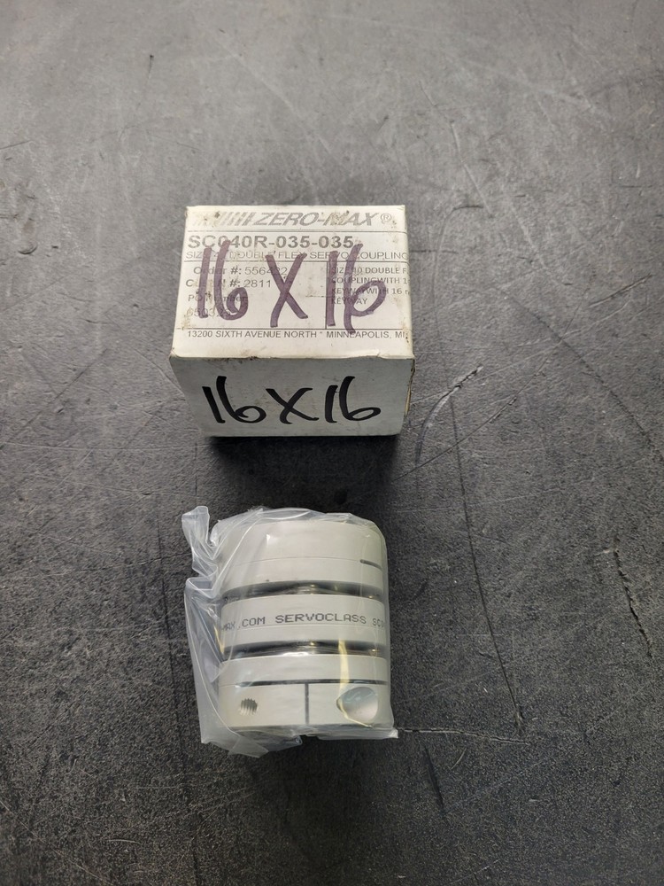 Zero-Max SC040R-035-035 Servo Coupling.