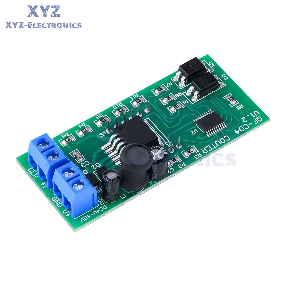 DC4-40V Digital Display 4-bit 0-9999 Counter Module with Data Memory Function
