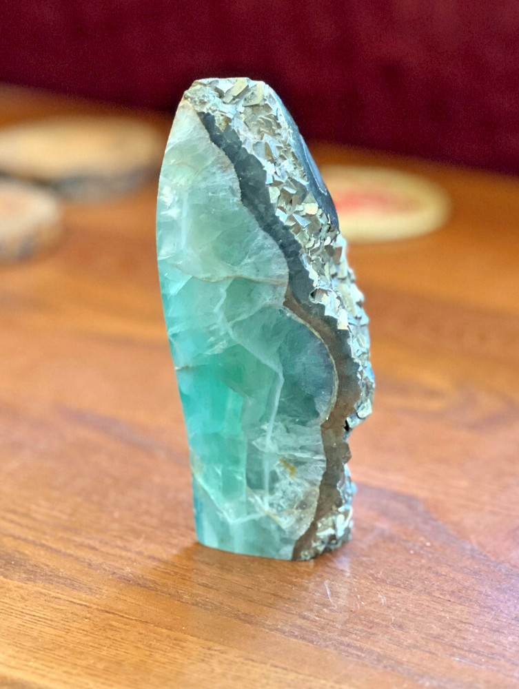 Rare! Gorgeous Pyrite on Green Fluorite