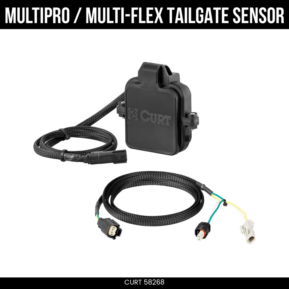 CURT Tailgate Sensor Hitch Cap MultiPro Multi-Flex 2-1/2 Receiver Protective