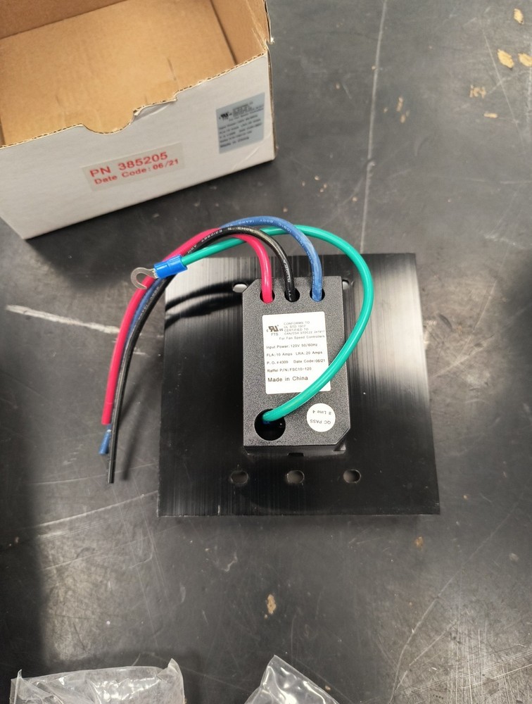 SOLID STATE SPEED CONTROL SWITCH FAN WALL MOUNT CONTROLLER 120V 50