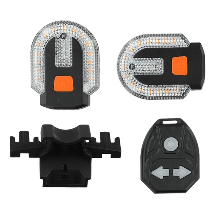 Bicycle Riding Left/Right Turning LED Tail Light + USB Charging Remote Control