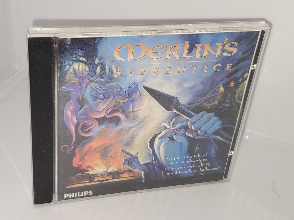 Vintage Merlin's Apprentice Philips CD-ROM Computer Game PC MAC 1995 Software