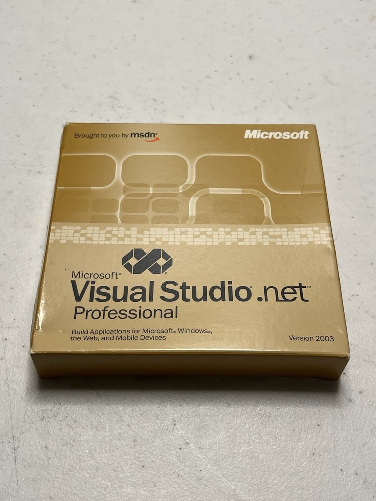 Microsoft Visual Studio .NET Professional 2003 X09-29311 MSDN 6 Disc Set w/ Key