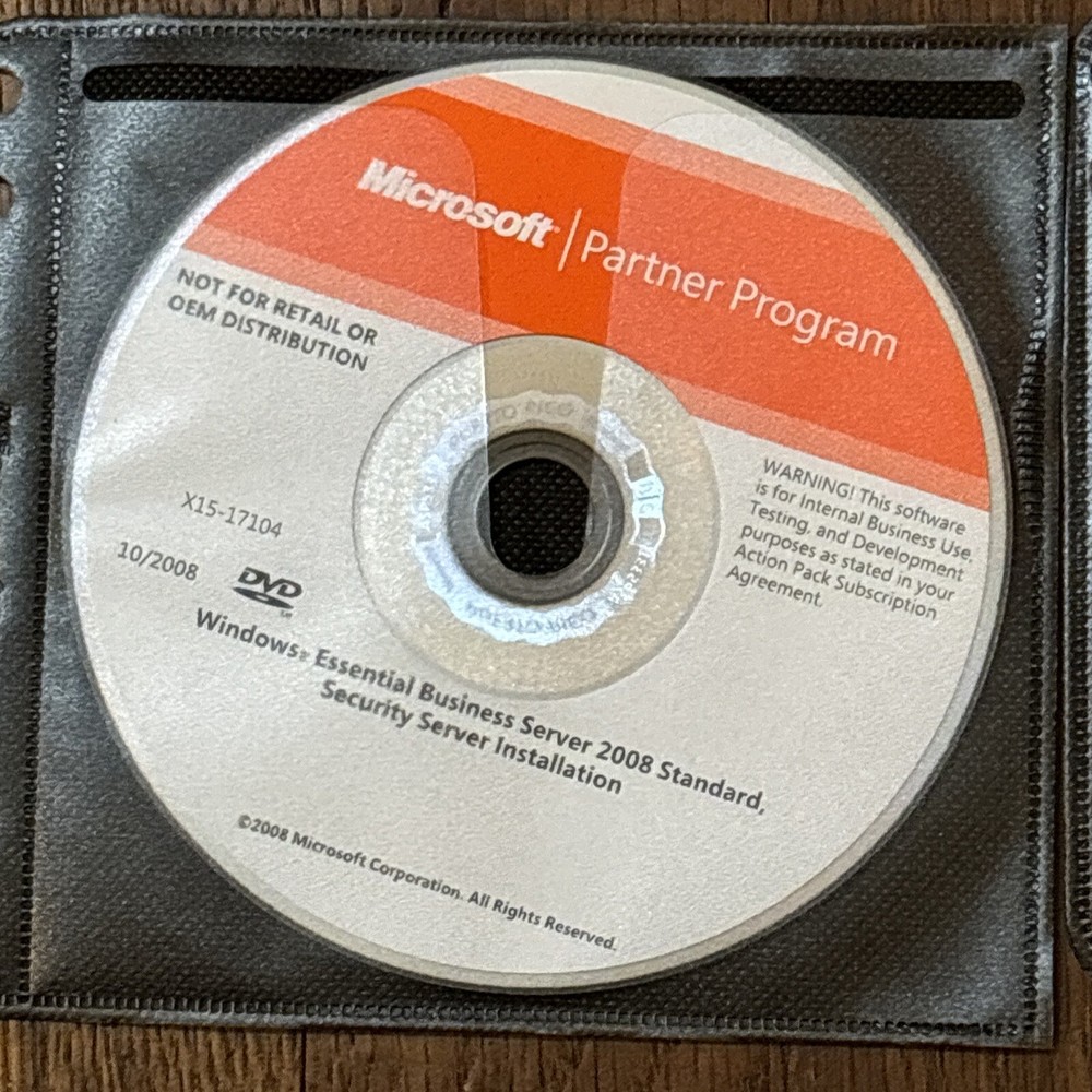 Windows Essential Business Server 2008 Security Server Messaging Installation