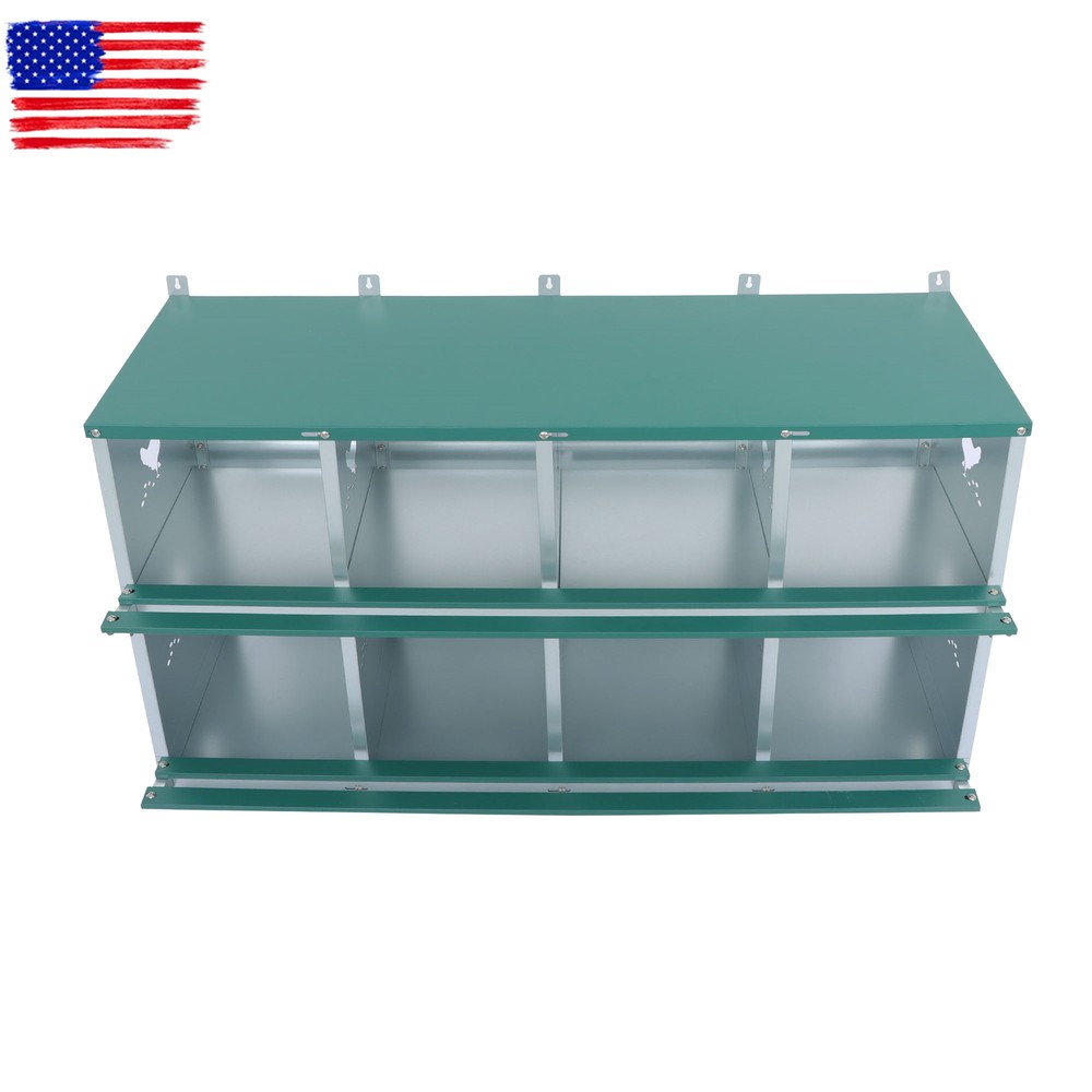 8 Hole Chicken Nesting Boxes For Chicken Laying Eggs Hens Chicken Coop Box