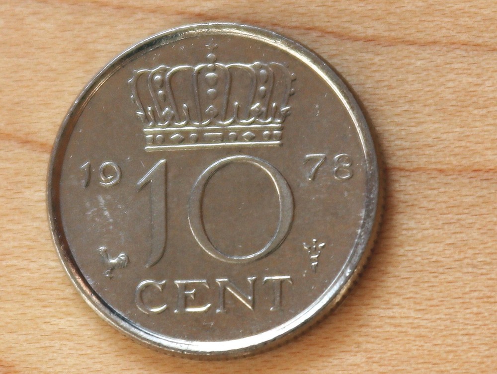 1978 Netherlands 10 Cents