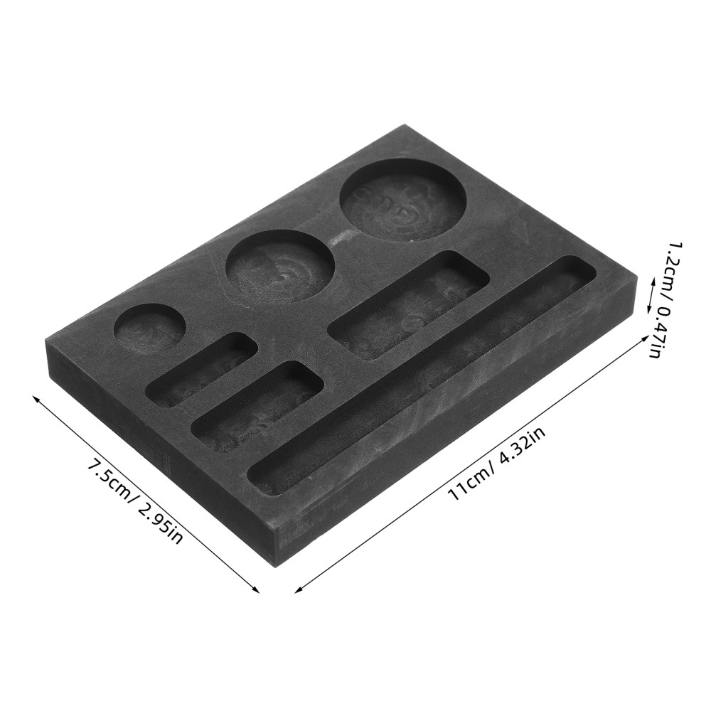 Graphite Mold: Graphite Casting Ingot Mold with 7-Slots Melting Casting