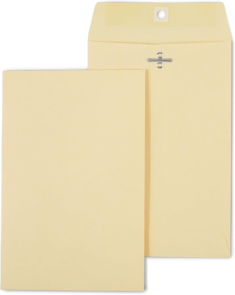 Clasp Extra-Heavyweight Envelopes 6X9 Manila 100/Box