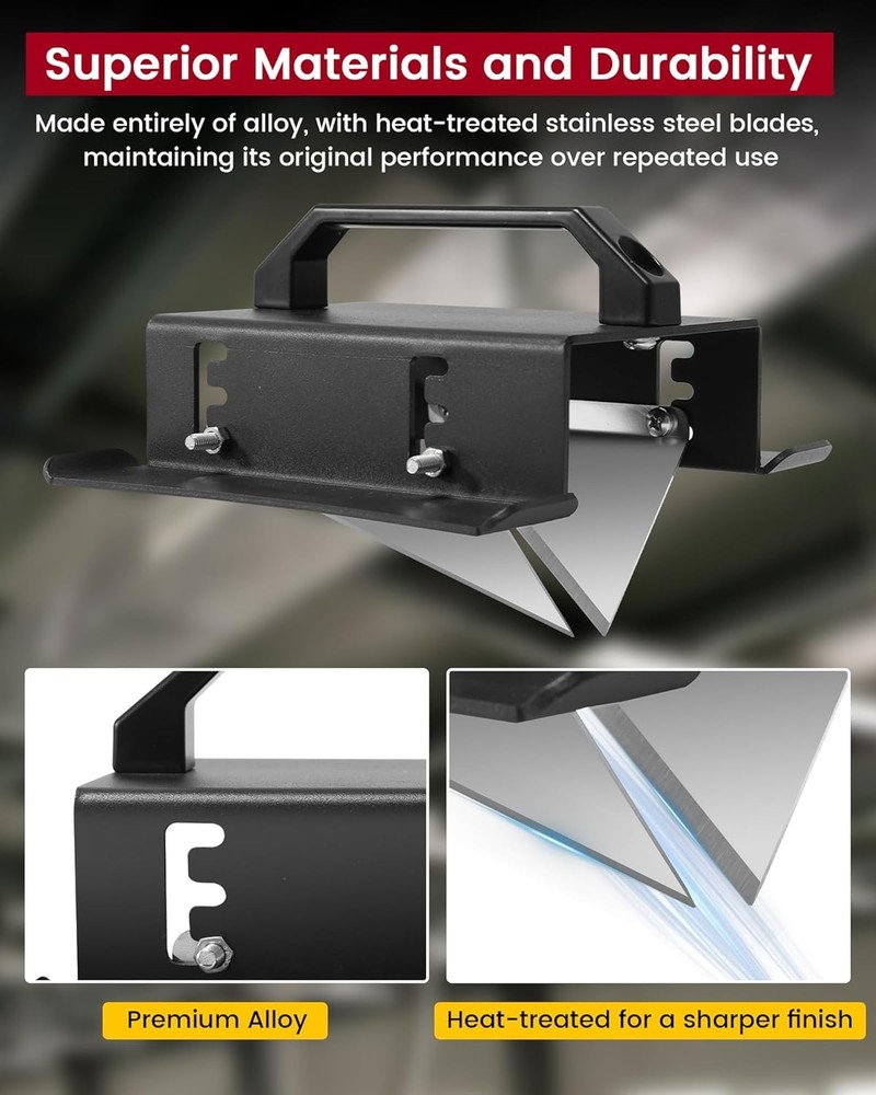 Adjustable V-Cut Duct Board Cutting Tools3 Adjustable Cutting Thickness Settings