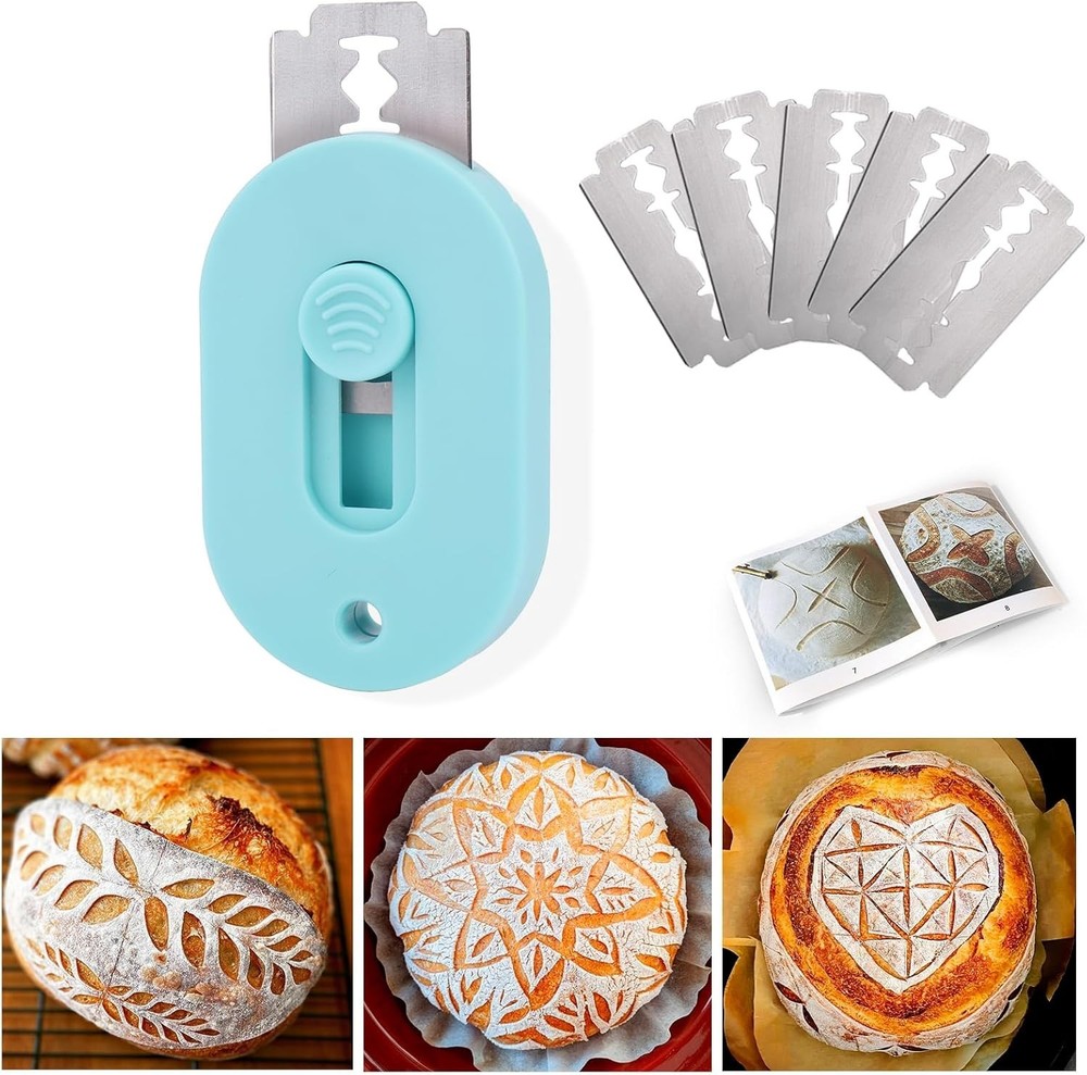 Ergonomic and Magnetic Bread Scoring Tool - Safe & Stylish Sourdough Baking
