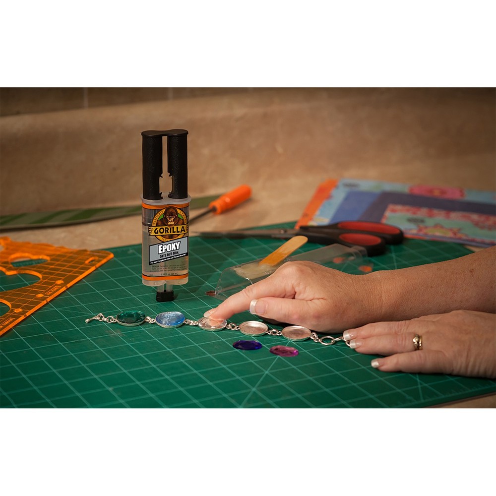 Gorilla Epoxy Syringe: 0.85 fl. oz. (Clear) [2 Items]