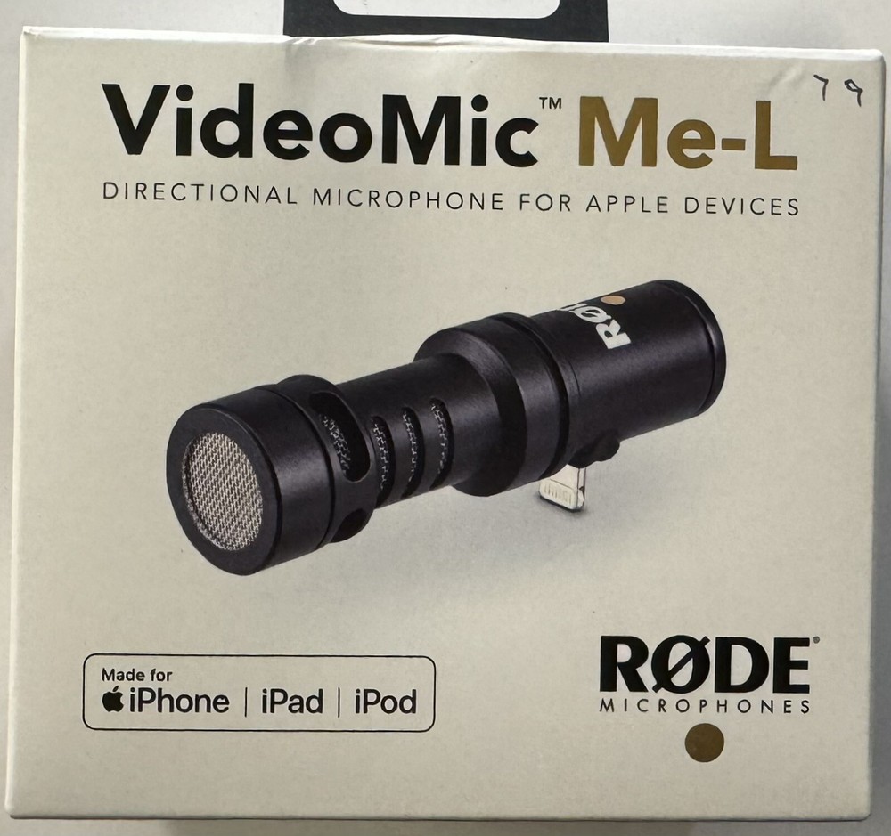 Videomic Me-L Rode Microphone ( Directional Microphone For Apple)